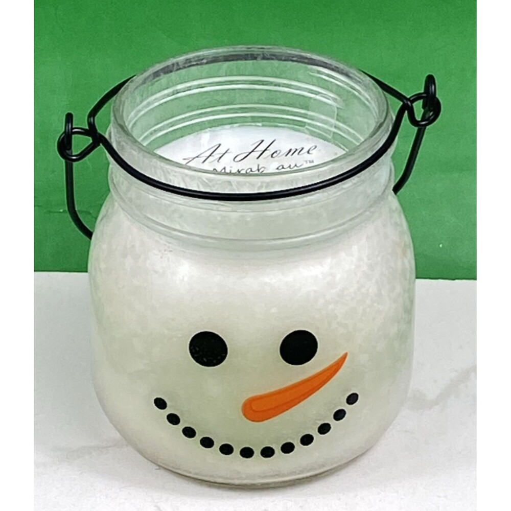 Frasier Fir Frosted Snowman Scented Candle At Home by Mirabeau 7.76 oz